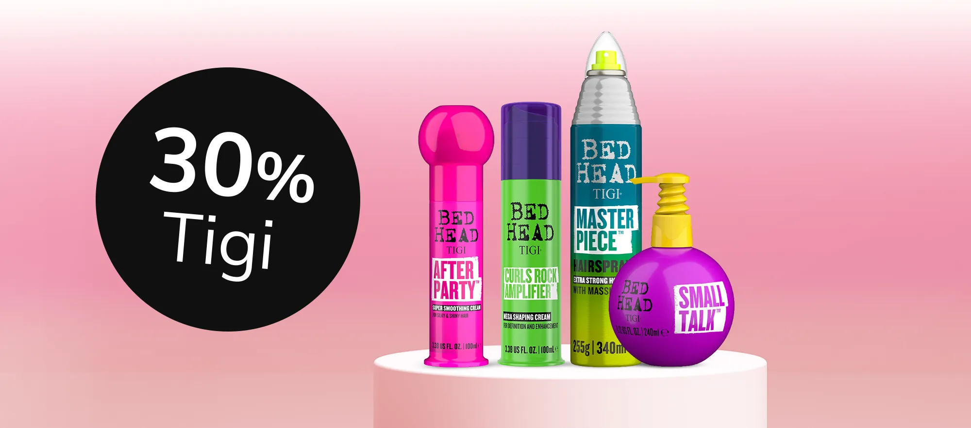 TIGI – 30% rabatt